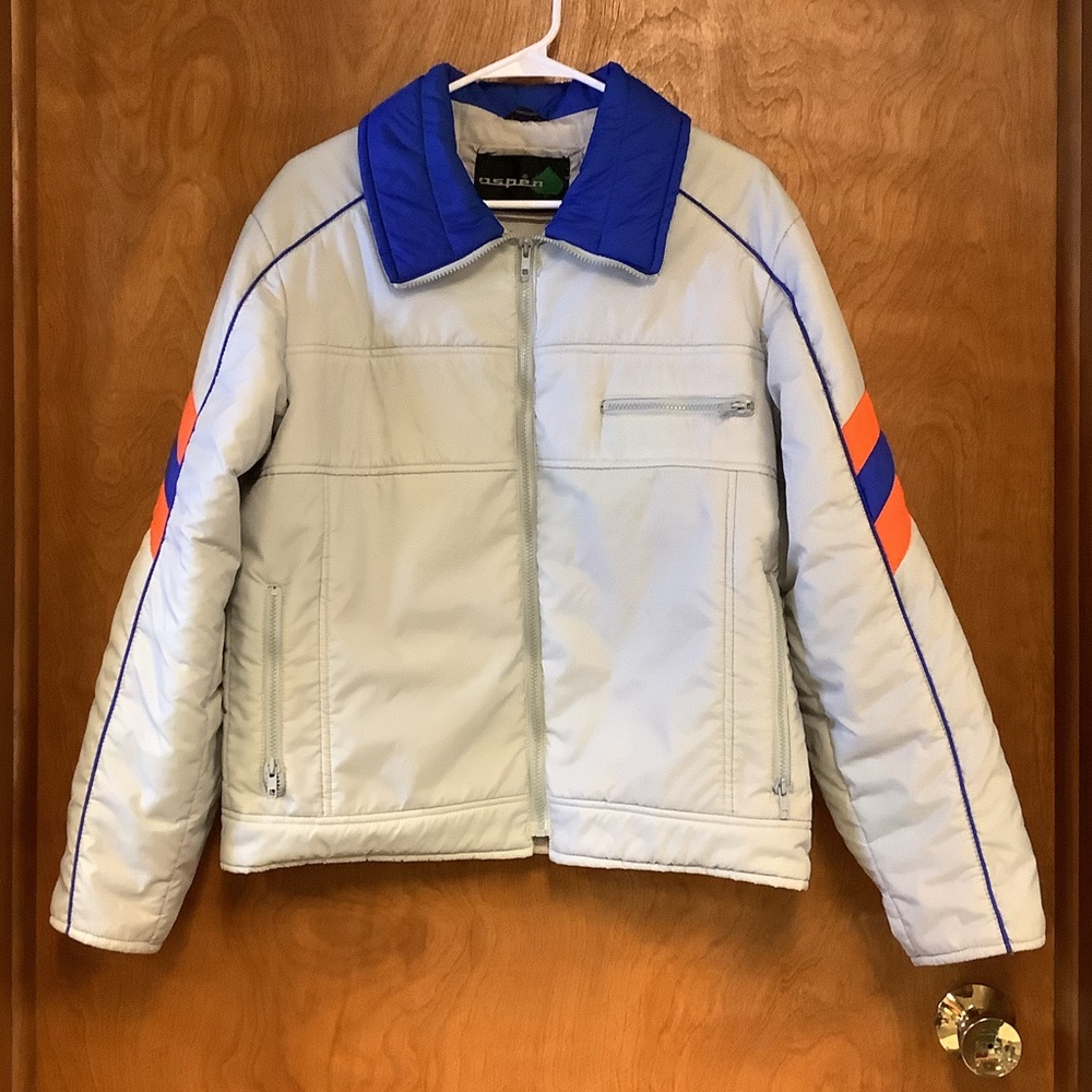 Vintage 80s 90s Aspen Color Block Puffer Ski Jacket Size M